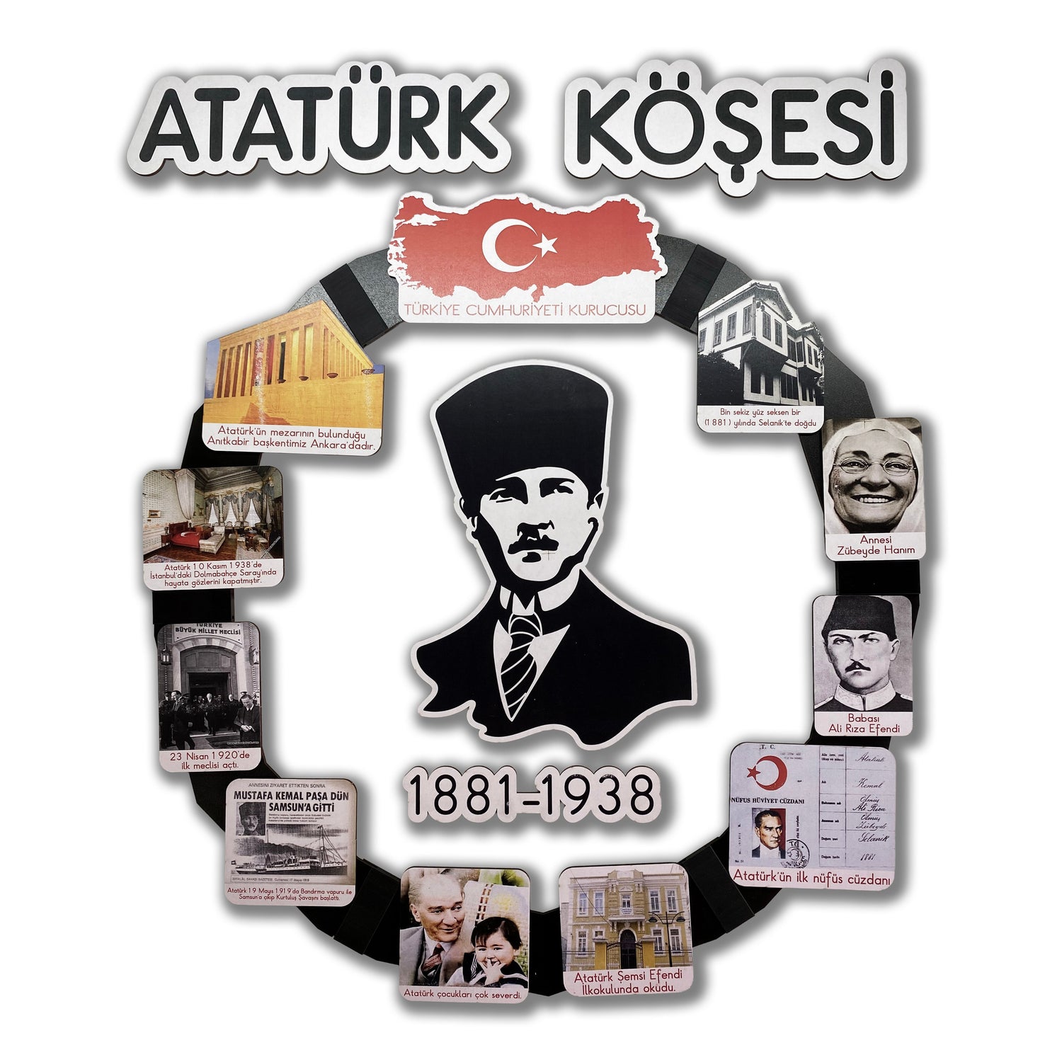 Atatürk Köşesi Panosu – Cumhuriyetimizin Kurucusunu Tanıyalım morengoz