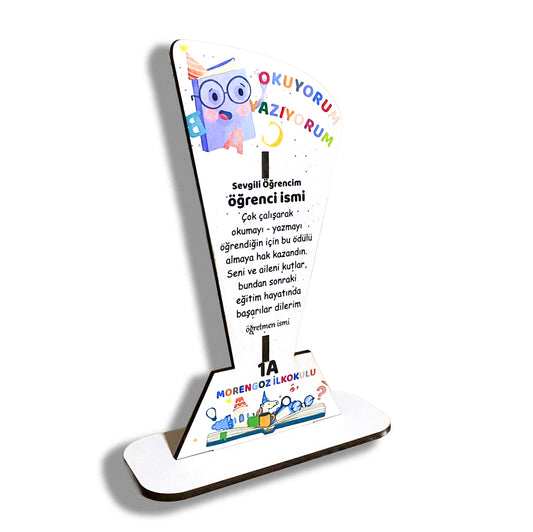 Okuma Haftası Plaketi (Okuyorum-Yazıyorum)